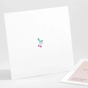 Carton d'invitation mariage Cherry cherry dore*Faire-part Elégant Sale