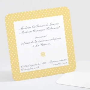 Carton d'invitation mariage Petite dentelle*Faire-part Elégant Hot