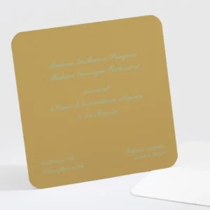 Carton d'invitation mariage Liberty elegant*Faire-part Elégant Hot