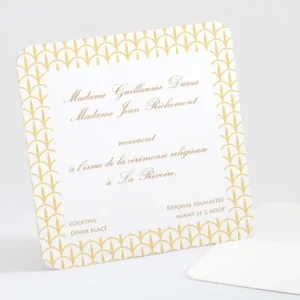 Carton d'invitation mariage Belle promesse*Faire-part Elégant Discount