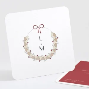 Carton d'invitation mariage Eternite*Faire-part Elégant Online