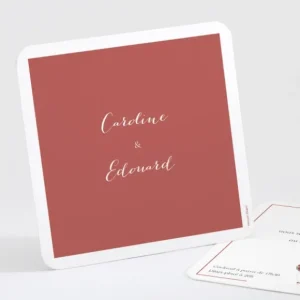 Carton d'invitation mariage Envolee*Faire-part Elégant New