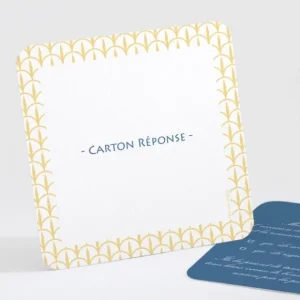 Carton reponse mariage Belle promesse*Faire-part Elégant Online