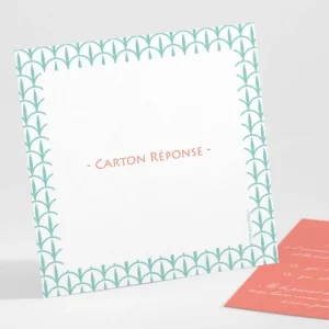 Carton reponse mariage Belle promesse*Faire-part Elégant Online
