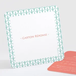 Carton reponse mariage Belle promesse*Faire-part Elégant Online