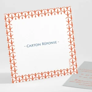 Carton reponse mariage Belle promesse*Faire-part Elégant Online