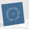 Carton reponse mariage Couronne de feuilles*Faire-part Elégant Outlet