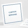 Carton reponse mariage Contemporain*Faire-part Elégant Sale
