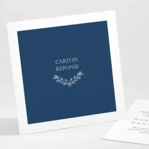 Carton reponse mariage Elegantes baies*Faire-part Elégant Discount