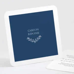 Carton reponse mariage Elegantes baies*Faire-part Elégant Discount