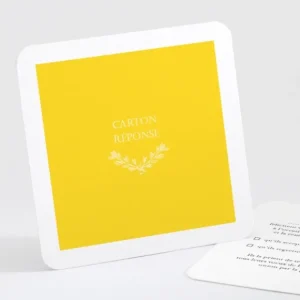 Carton reponse mariage Elegantes baies*Faire-part Elégant Discount