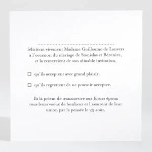 Carton reponse mariage Jolies tomettes*Faire-part Elégant Sale