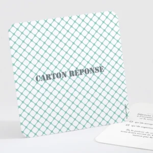 Carton reponse mariage Jolies tomettes*Faire-part Elégant Sale