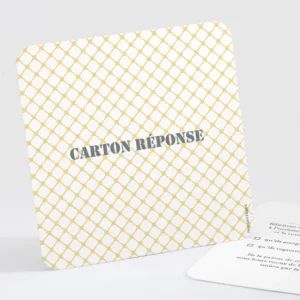 Carton reponse mariage Jolies tomettes*Faire-part Elégant Sale