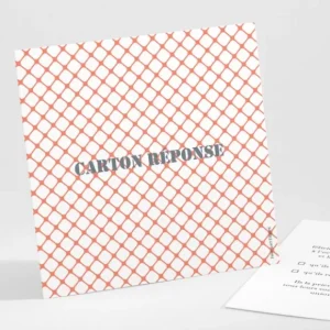 Carton reponse mariage Jolies tomettes*Faire-part Elégant Sale