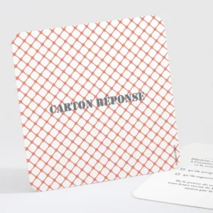 Carton reponse mariage Jolies tomettes*Faire-part Elégant Sale