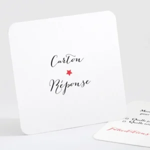 Carton reponse mariage Ma belle etoile*Faire-part Elégant Outlet
