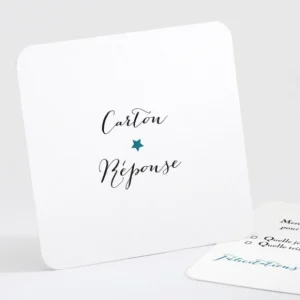 Carton reponse mariage Ma belle etoile*Faire-part Elégant Outlet