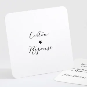 Carton reponse mariage Ma belle etoile*Faire-part Elégant Outlet