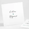 Carton reponse mariage Mon petit coeur*Faire-part Elégant Fashion