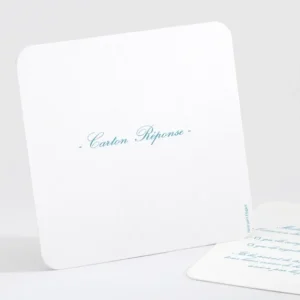 Carton reponse mariage Traditionnel couleur*Faire-part Elégant Hot