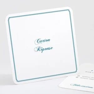 Carton reponse mariage Typographies*Faire-part Elégant Online