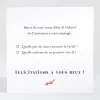 Carton reponse mariage Un mariage a Versailles*Faire-part Elégant Sale