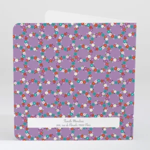 - Exclu by Fifi Mandirac - Couronne fleurie*Faire-part Elégant Clearance