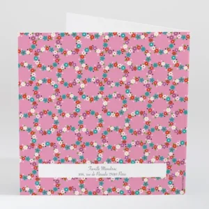 - Exclu by Fifi Mandirac - Couronne fleurie*Faire-part Elégant Clearance