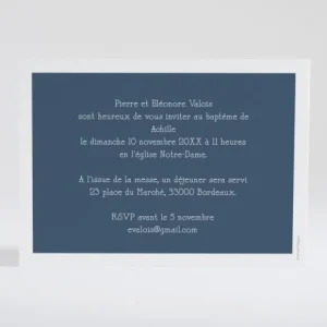 Faire-part de bapteme Branche de douceur*Faire-part Elégant Fashion