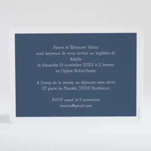 Faire-part de bapteme Branche de douceur*Faire-part Elégant Fashion
