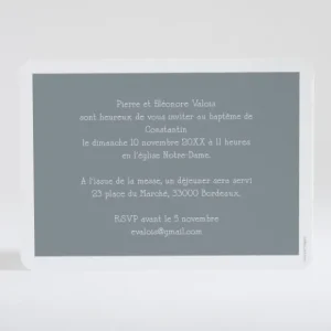 Faire-part de bapteme Branche de douceur*Faire-part Elégant Fashion