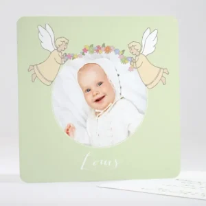 Faire-part de bapteme Chantons le nouveau baptise*Faire-part Elégant Discount