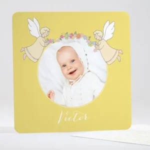 Faire-part de bapteme Chantons le nouveau baptise*Faire-part Elégant Discount