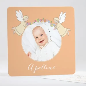 Faire-part de bapteme Chantons le nouveau baptise*Faire-part Elégant Discount