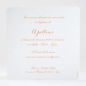 Faire-part de bapteme Chantons le nouveau baptise*Faire-part Elégant Discount