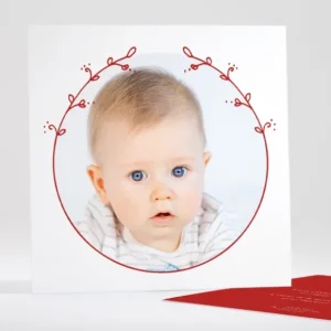 Faire-part de bapteme Charme*Faire-part Elégant Outlet