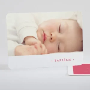 Faire-part de bapteme Christening*Faire-part Elégant Clearance