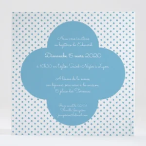 Faire-part de bapteme Douceur angelique*Faire-part Elégant Discount