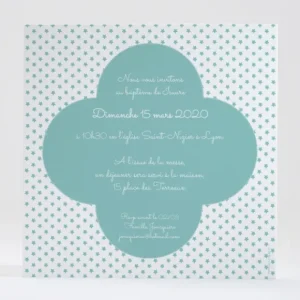 Faire-part de bapteme Douceur angelique*Faire-part Elégant Discount
