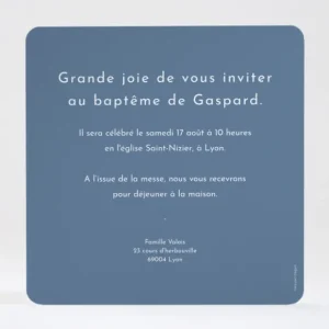 Faire-part de bapteme Douce lumiere*Faire-part Elégant Discount