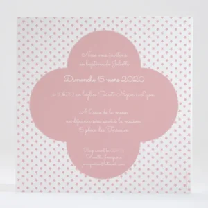 Faire-part de bapteme Douceur angelique*Faire-part Elégant Discount