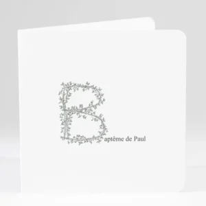 Faire-part de bapteme Jour de douceur*Faire-part Elégant Sale