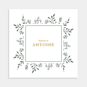 Faire-part de bapteme Jubilation*Faire-part Elégant Discount