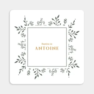 Faire-part de bapteme Jubilation*Faire-part Elégant Discount