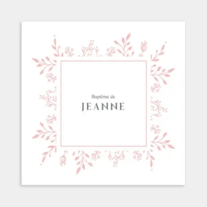Faire-part de bapteme Jubilation*Faire-part Elégant Discount