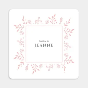 Faire-part de bapteme Jubilation*Faire-part Elégant Discount