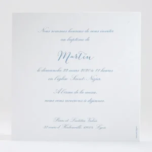Faire-part de bapteme Les anges veillent*Faire-part Elégant Clearance