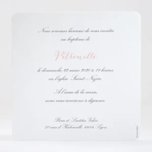 Faire-part de bapteme Les anges veillent*Faire-part Elégant Clearance