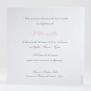 Faire-part de bapteme Les anges veillent*Faire-part Elégant Clearance